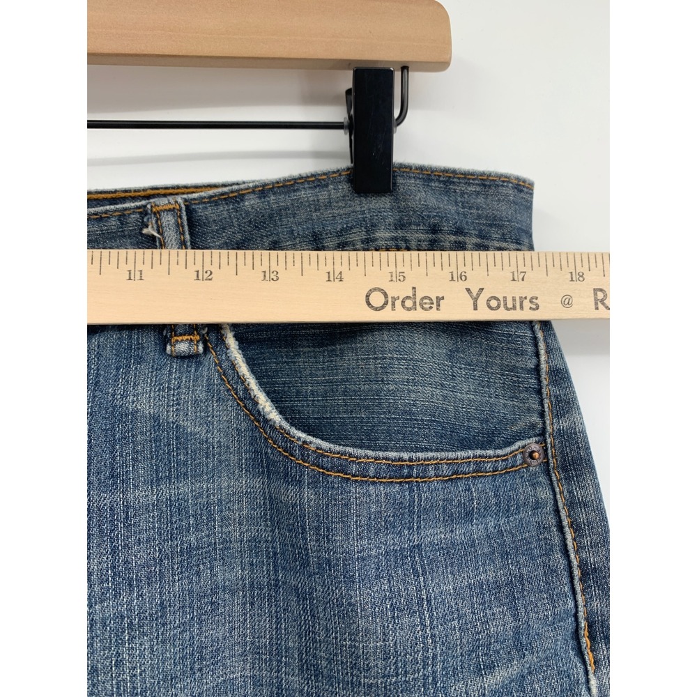 Vintage Levis 505 Jeans Mens 34x32 Blue Straight Leg Y2K Denim Pants - Picture 5 of 9